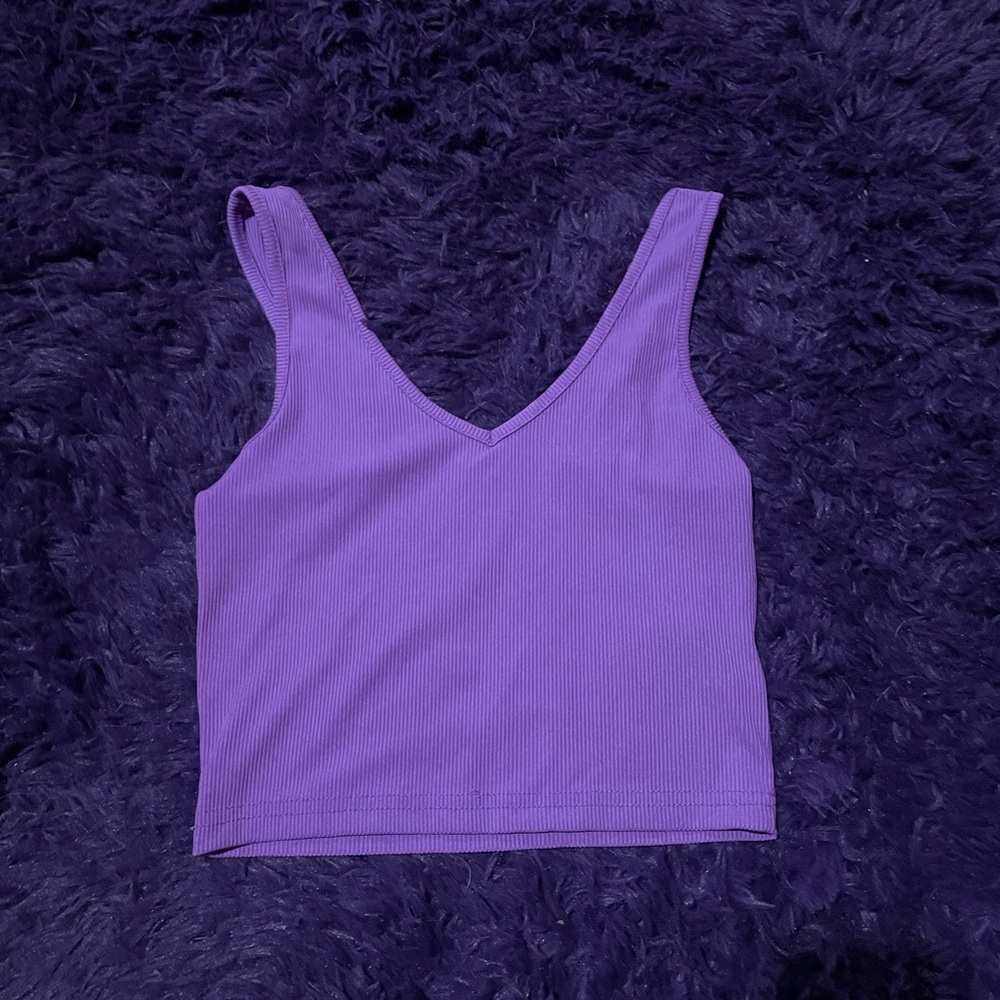 Cropped Purple Tank top
